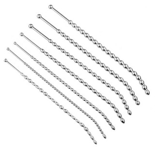 Male Stainless Steel Urethral Sounds Urethra Stimulate Dilator Beaded ...