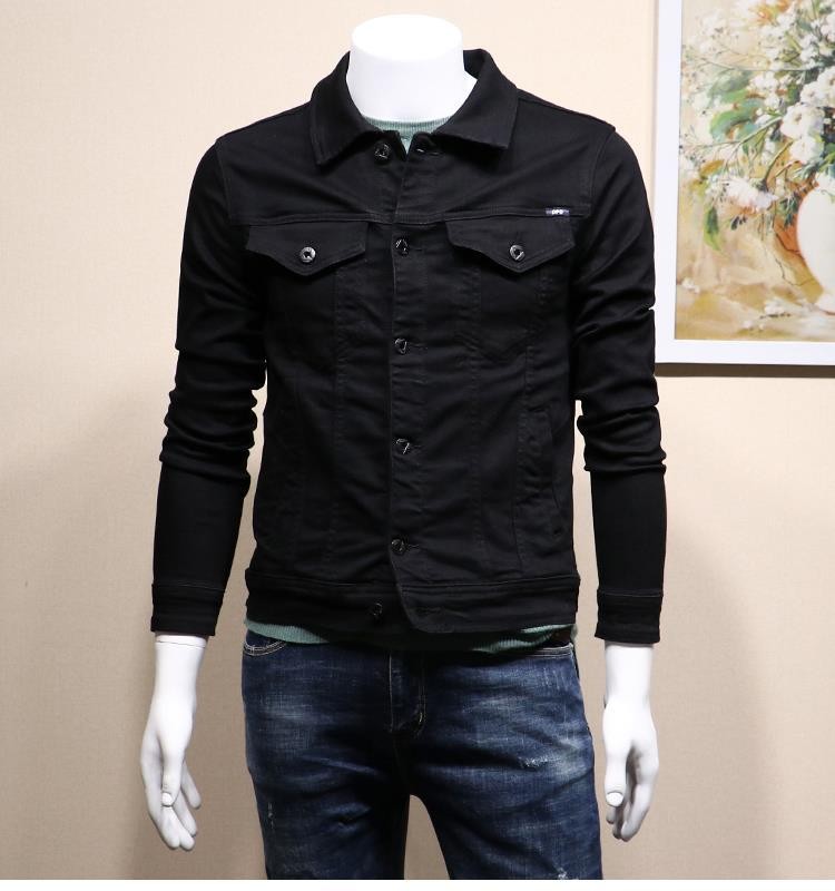 New Arrive Korean Slim Men Denim Normal Jacket Cotton Schoolboy ...