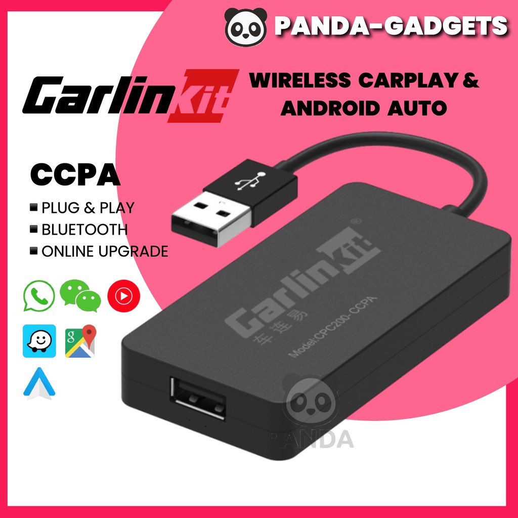 CARLINKIT 3.0 Wireless Carplay Adapter Android Auto Connect Dongle CCPA ...