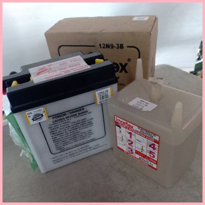 battery for classic 250 w/electrolyte solution 12n93B (IMARFLEX