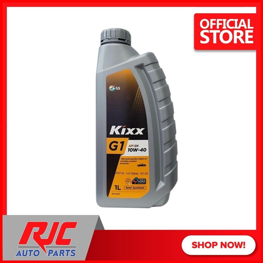 Kixx G1 Api SN 10W-40 1L (Semi Synthetic Gas Online Engine Oil ...