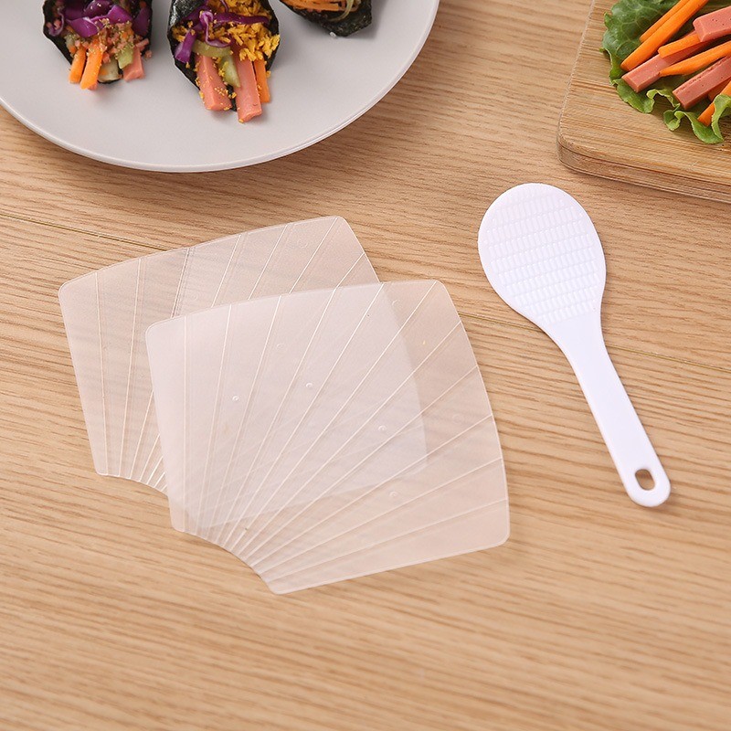 Hand Roll Diy Rice Ball Mold Sushi Onigiri Making Kit with Spoon ...