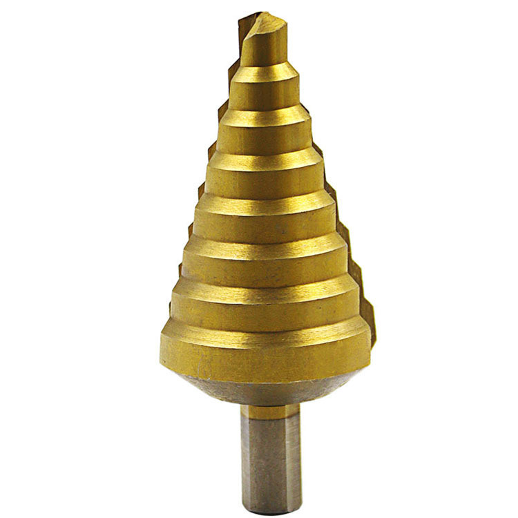 Step Drill Pagoda Drill 10-45mm Triangle Shank Straight Fluted Step ...