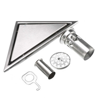 Stainless Steel 304 Itinatago Uri Ng Triangle Floor Bathroom Tile ...