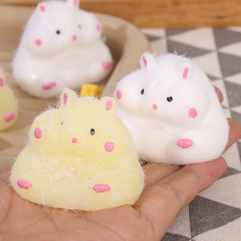 Cute Plush Chubby Hamster Squeeze Toy For Adults Kids Photo Inspiration