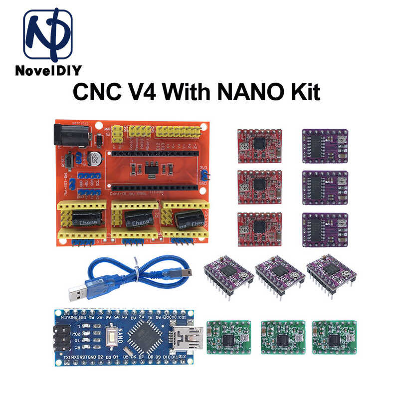 CNC Shield V4 Expansion Board +Nano 3.0 Gamit Ang Usb Para Sa Arduino+ ...