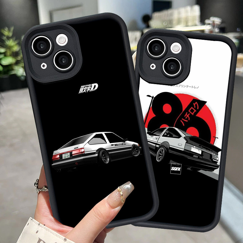 H-43 INITIAL D AE86 Casing for OPPO A16K A3X A16S A3 A15 A15S A16E A16 ...