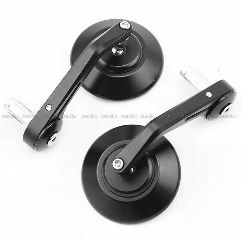 Drag Specialties Custom Round Motorcycle Mirror In Chrome - Foto 10