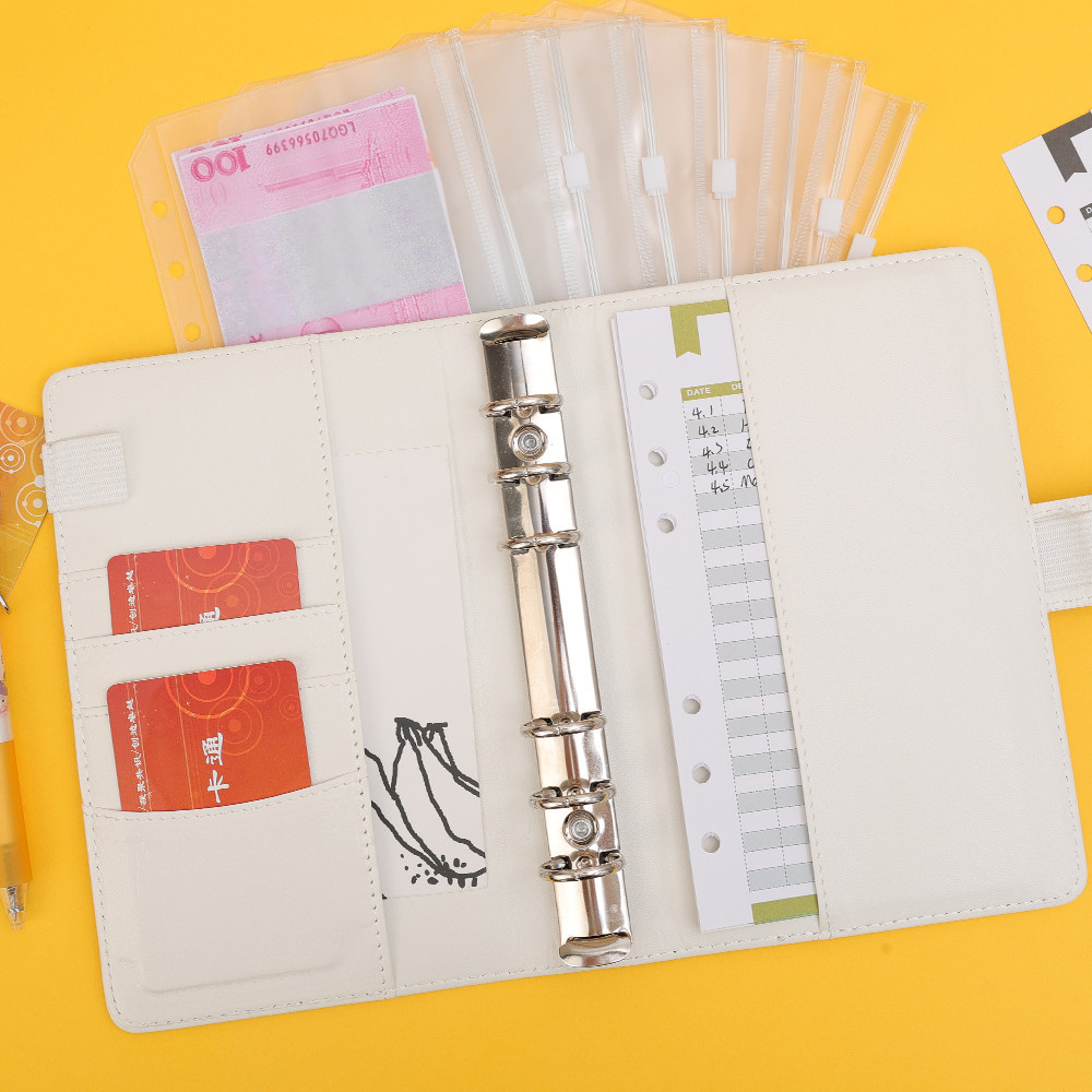 SLXC-PU Leather Budget Binder Notebook - For Financial Management ...