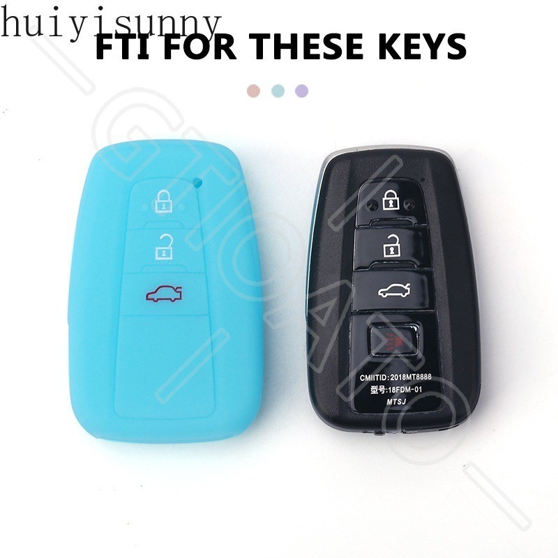 HYS For Toyota Silicone Key Cover Case Car Key Protector Holder For ...