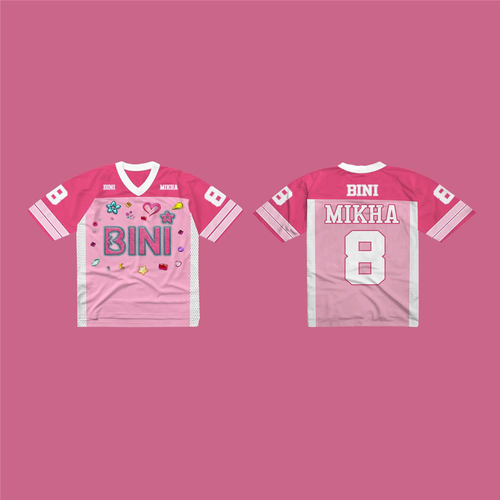 BINI INSPIRED JERSEY 【Free Custom Name & Number】 Pink jersey Unisex ...