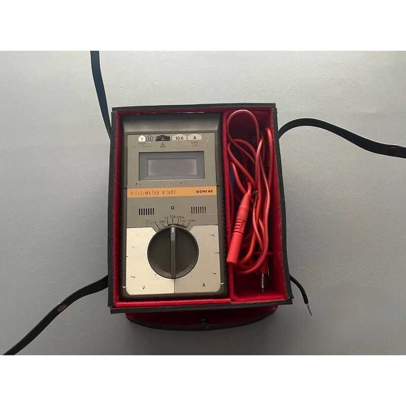 Original Siemens multimeter from Germany | Shopee Philippines