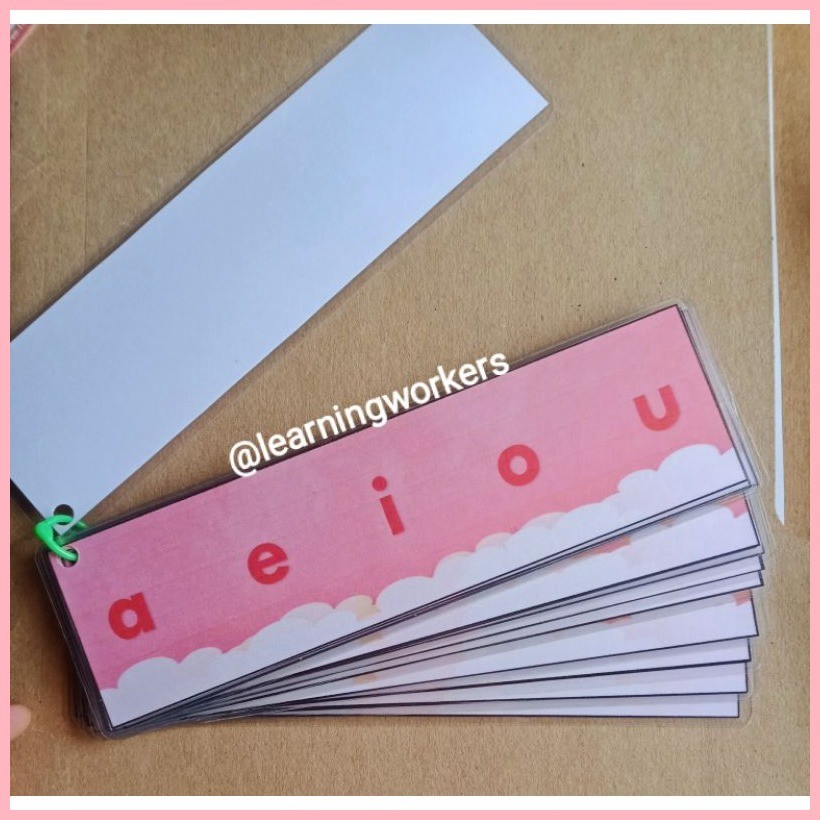 ABAKADA Laminated Cards for Kids Tagalog Reading Materials | Shopee ...