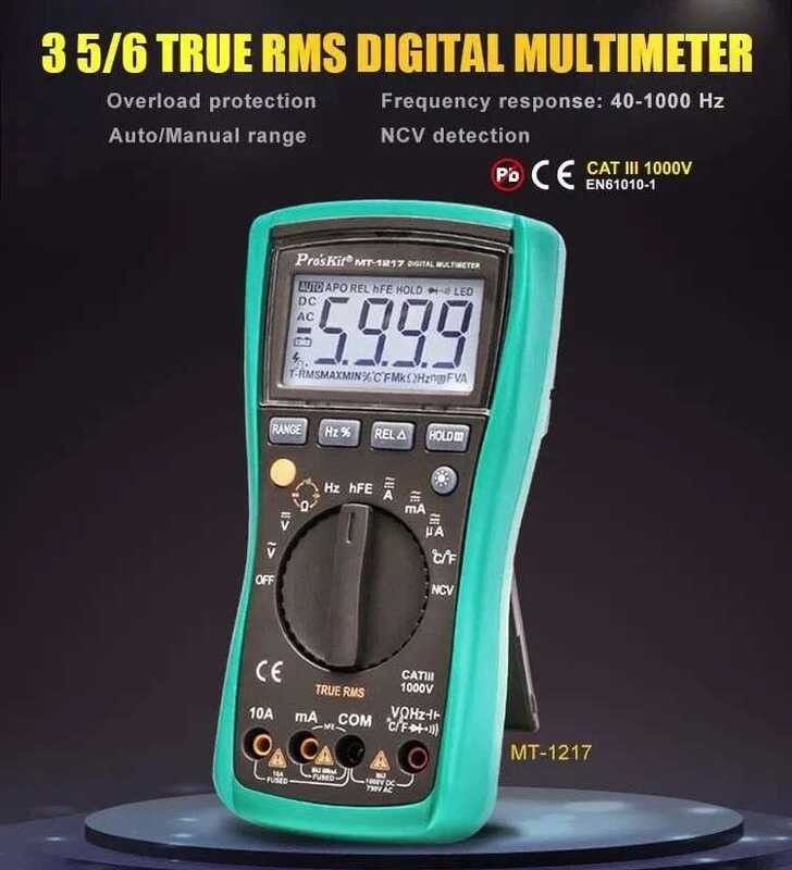 8 Pro'skit Mt-1280 Chigh Precision Mt-1217 True RMS Automatic Range ...