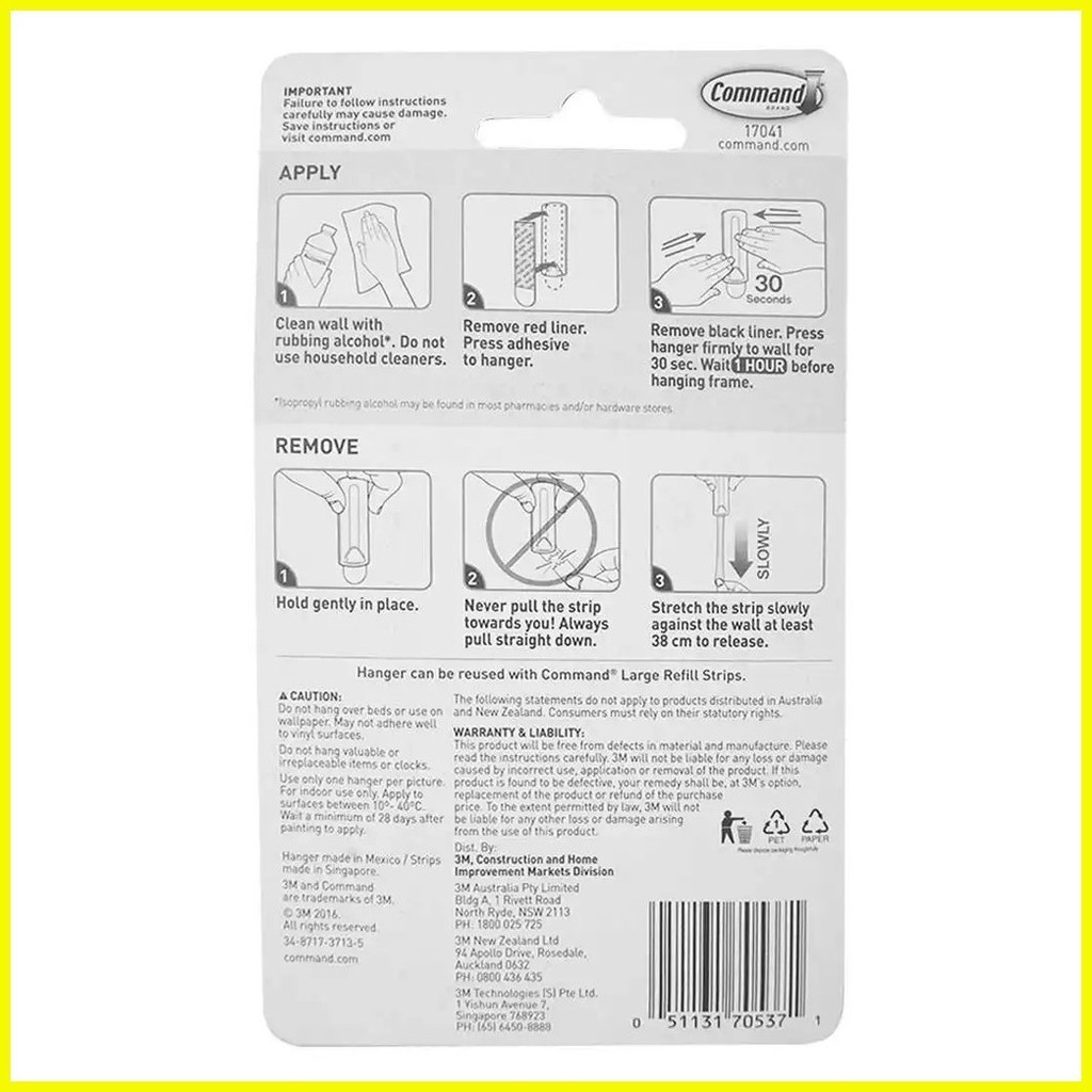 ♂ ♞,♘,♙3M Command Wire-Backed Picture Hanger Large | Shopee Philippines