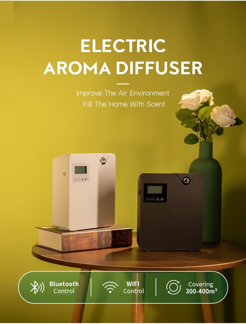 AROMA TUNNEL 300ML 1400Sqft WIFI Electric Aroma Diffuser Smart Timer ...