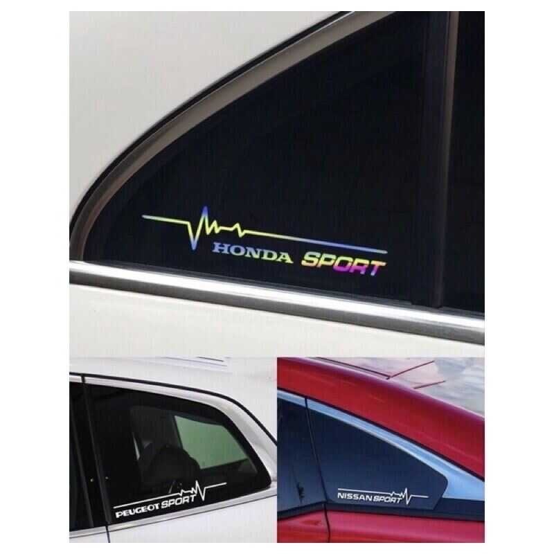 2Pcs Set Car Side Mirror Sticker Door Wind Screen Perodua Proton Toyota ...