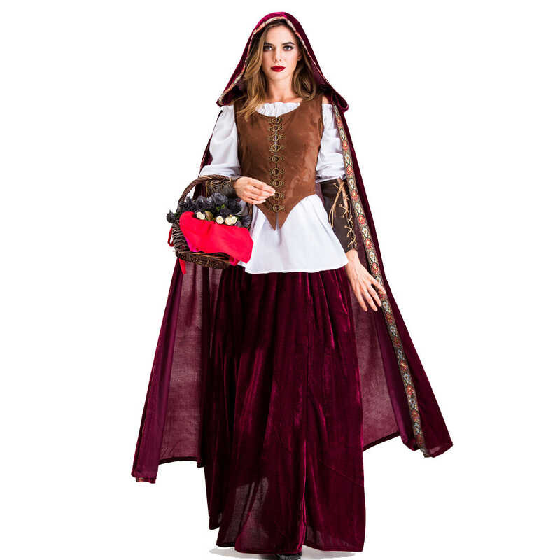 Elegant Little Red Riding Hood Costume – Classic Fairytale LooK
