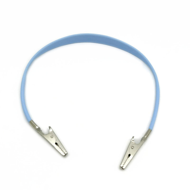 AYLIFU 4PCS Dental Bib Clips Metal Napkin Clip Chain Lanyard With Ball Chains