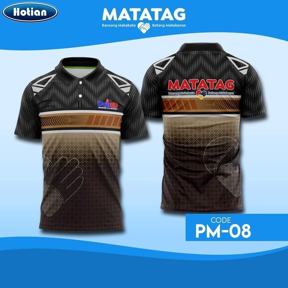 DEP ED MATATAG POLO SHIRT TEACHER'S UNIFORM FULLY SUBLIMATED CODE 6 ...