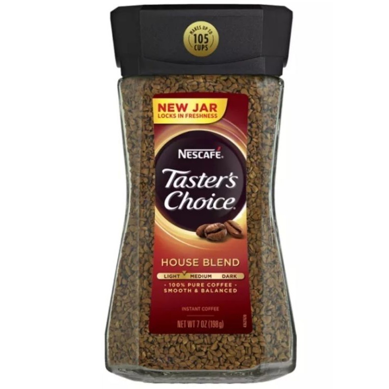 ☪ NESCAFÉ® TASTER'S CHOICE®House Blend Instant Coffee 7 oz. Jar