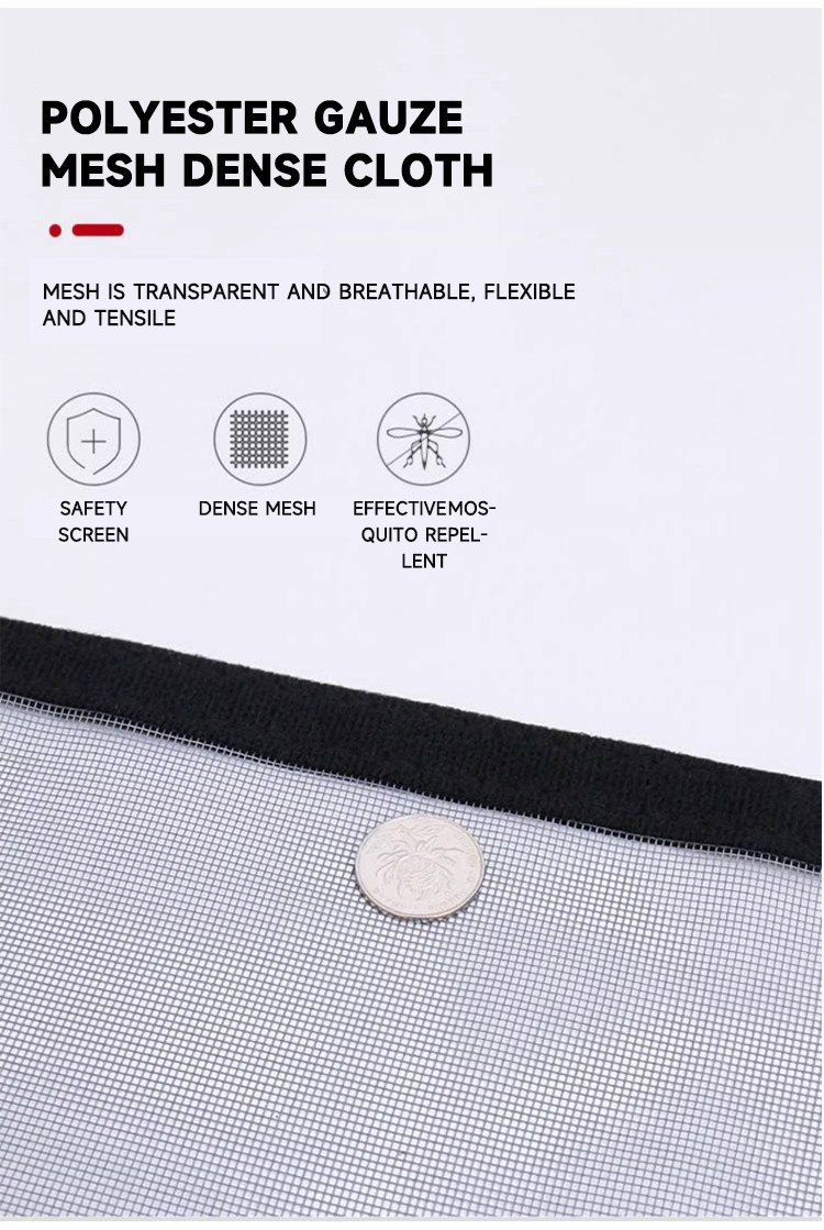 Suez Upgrade Anti Mosquito Net Window Screen Magnetic With Velcro Mesh ...