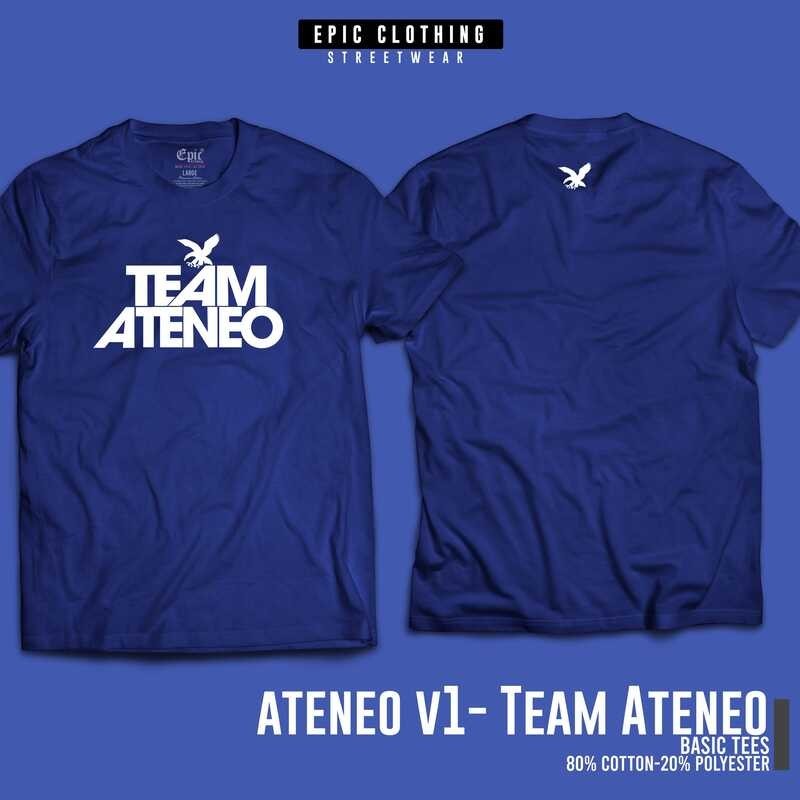 EPIC CLOTHING OFICIAL Ateneo Shirt TEAM ATENEO (unisex medyas - Asian ...