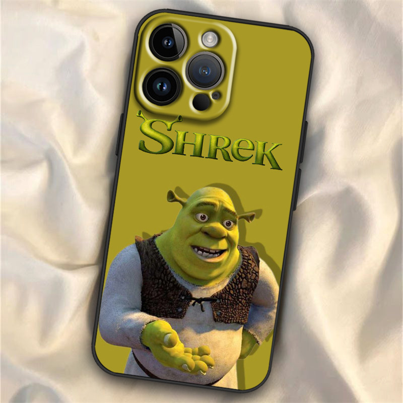 Phone Casing Cover Case Cartoon Funny Shrek TPU For Apple Iphone 15 14 ...