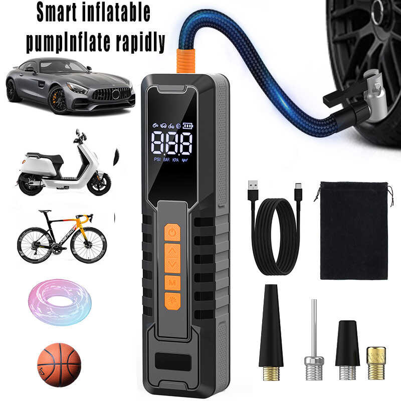 Intelligent Car Mounted Wireless Inflation Pump, Portable Inflation ...