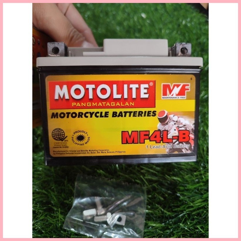 ♠ Motolite Battery 4L Maintenance Free (MF4L-B) | Shopee Philippines