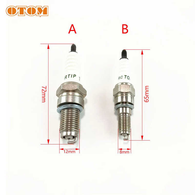 OTOM Nc450 Parts Spark Plug D8rtip At Jh9rc Para Sa ZONGSHEN Engine NC ...