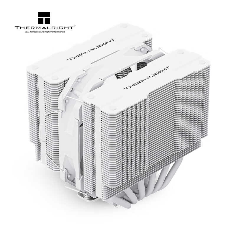 Thermalright Peerless Assassin 120 Mini – Dissipatore CPU Bianco, 6 Heatpipe, Doppia Torre, Ventola PWM 120mm, Per Intel LGA E AMD AM4/AM5