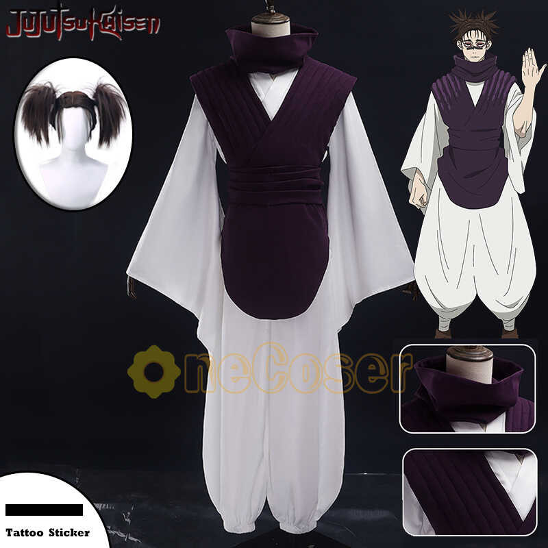 Jujutsu Anime Kaisen Season 2 Choso Cosplay Costume Wig Dark Blue ...