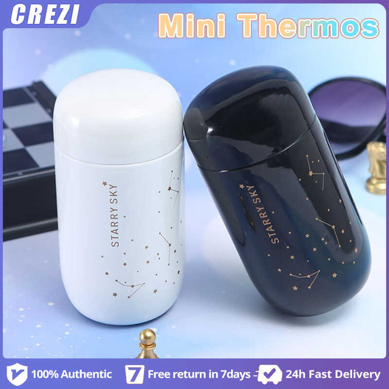 Thermos,thermos Starry Sky Mini Small Capacity Anti Spill Vacuum 