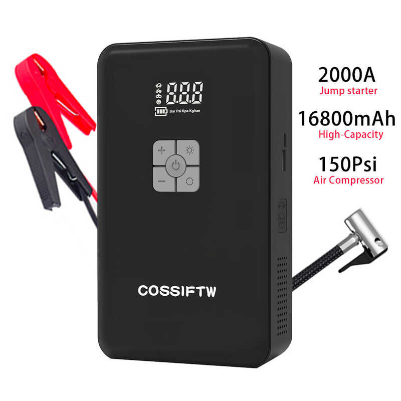 12V 2000A Jump Output Portable Charger Booster Auto Starting Device ...