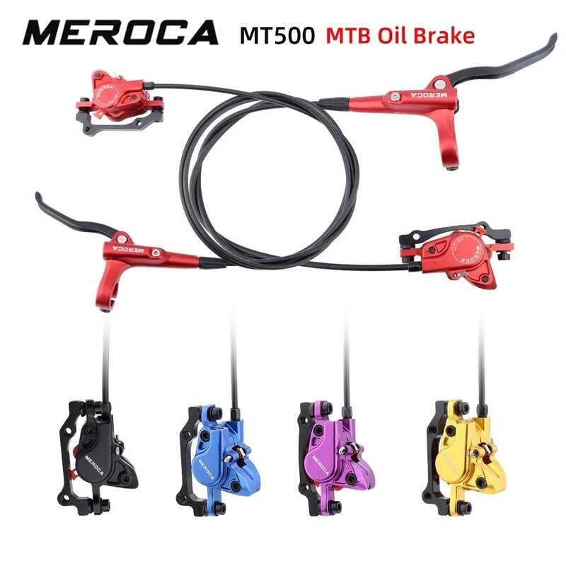MTB Oil MEROCA Disc Aluminum Alloy 160Mm Rotor Mt500 Kaliwa Likod Kanan ...