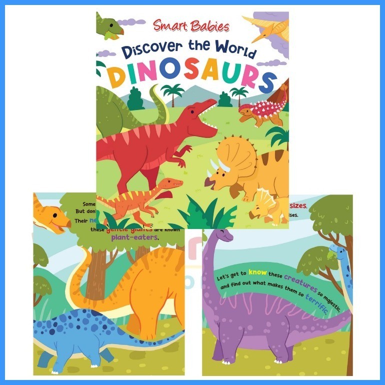 WKETS SMART BABIES DISCOVER THE WORLD (DINOSAUR/ MY BODY/ PLANET EARTH ...