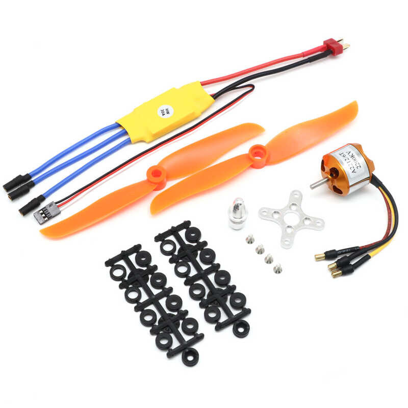 A2212 2212 2200Kv Brushless 30A ESC Motor 6035 Propeller Sg90 9G Micro ...