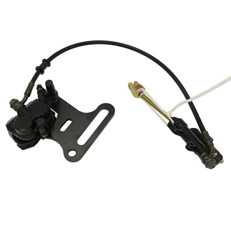 Motocross Rear Brake Assembly Master Cylinder Caliper Sa Bracket 110Cc ...