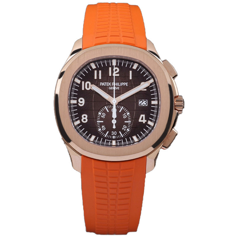 Patek Philippe Philippe AQUANAUT Series 5968R Chronograph 18k Rose Gold ...