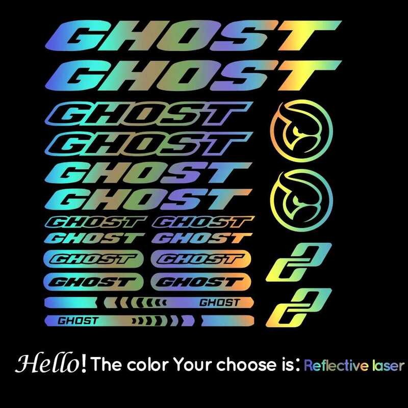 Bicycle Frame Vinyl Stickers Para Sa Ng GHOST Road Mountain MTB BMX ...