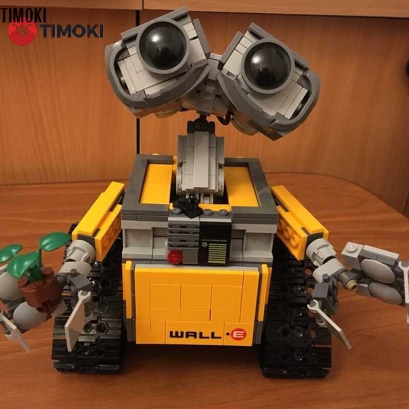 Ang Pinakamamurang TIMOKI WALL E Brick Ideya Robot 687Pcs Paggawa Ng ...