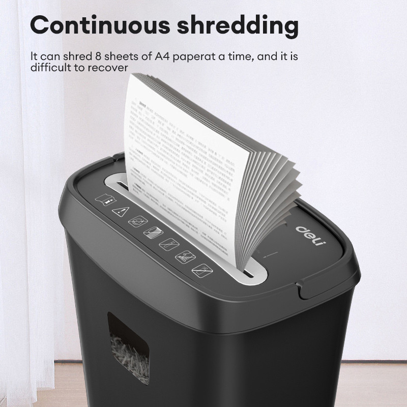 Deli Automatic Cutting Paper Shredder 12L 15L 20L Portable A4 Shredder ...