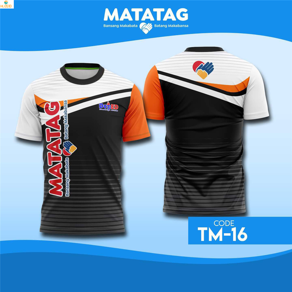 HL0510- MATATAG UNIFORM SUBLIMATION male and female teacher POLO shirt ...