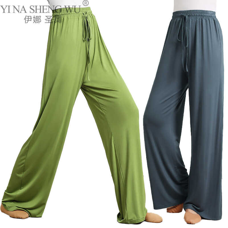 Classic Dance Pants Kababaihan Modern Dance Wide Leg Pant Soft Yoga