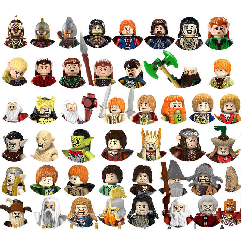 39 Mini Lord Action Figure Ees Orcs Army Gandalf Dwarf Rohan Knight ...