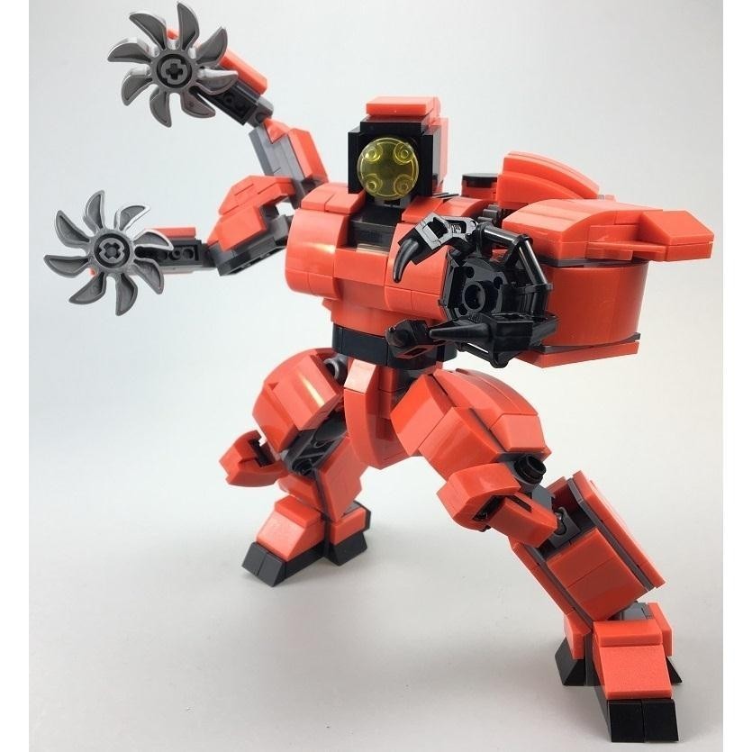 Pacific Rim 1 Crimson Storm Mecha Building Block Construction Psy's ...