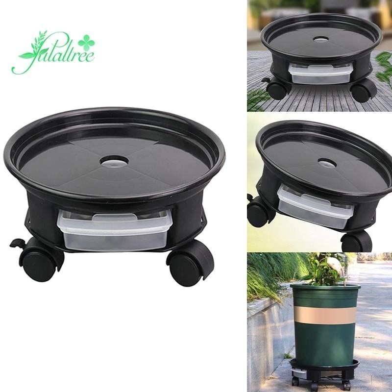 Round Flower Pot Trays Removable Universal Bottom Wheel Foundation ...