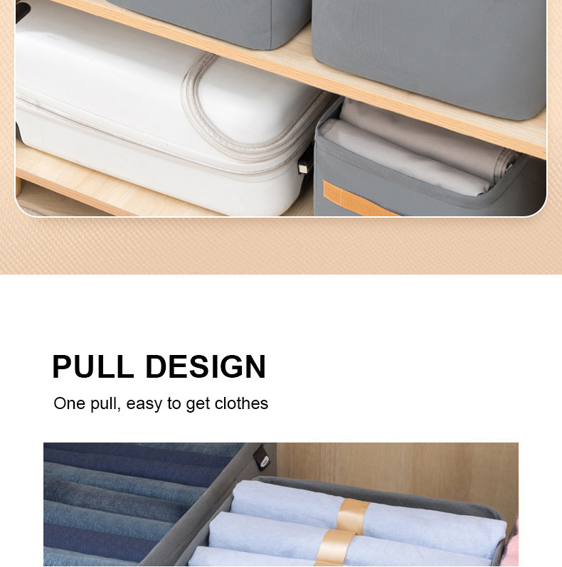 Foldable Clothes Organizer Storage Box for Shirts and Toys lagayan ng ...