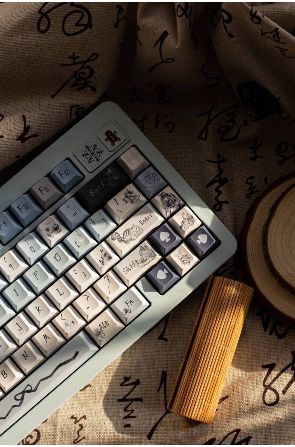 Ink Alice Keycap Cherry Profile PBT Five-sided Dye Sublimation 139 Keys ...